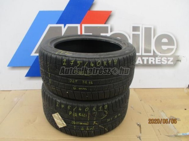 Pirelli sottozero winter t�li 275/40r19 105 v tl 2012