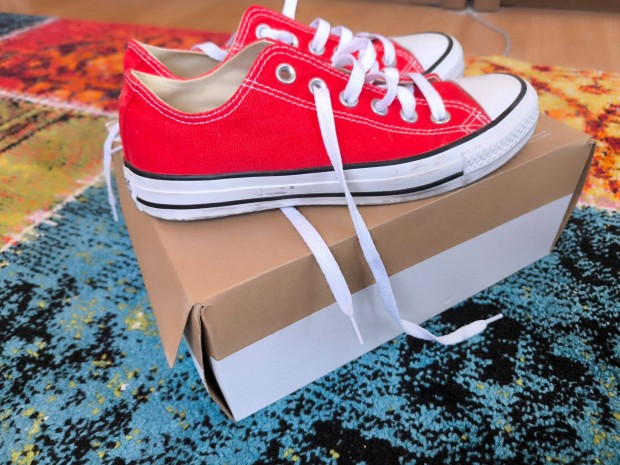 Piros 38,5 converse cip 38.5es s 24cm bth