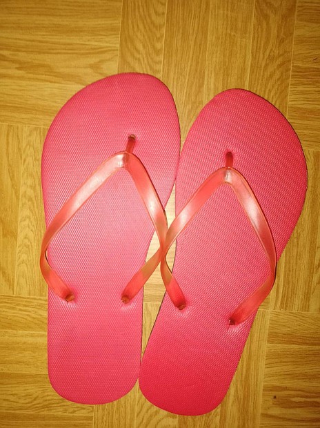 Piros 38as flip-flop papucs