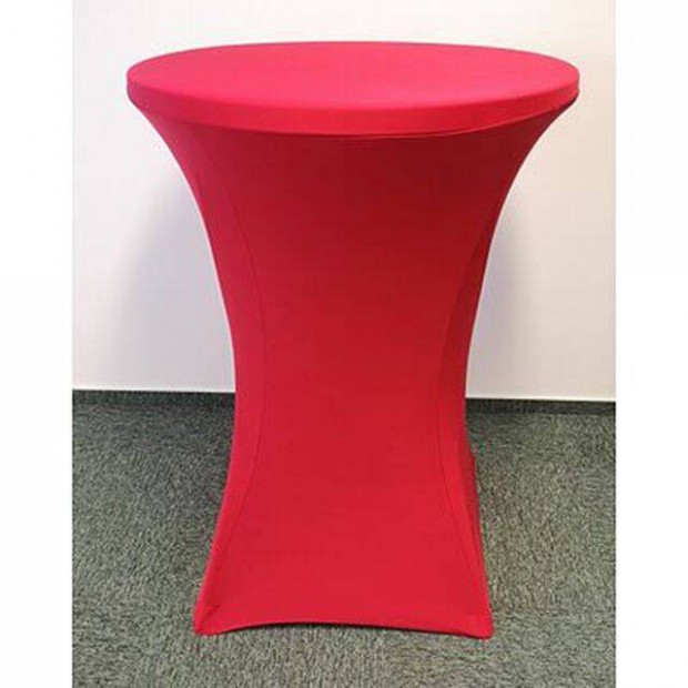 Piros 80 cm-es spandex huzat báraszlathoz