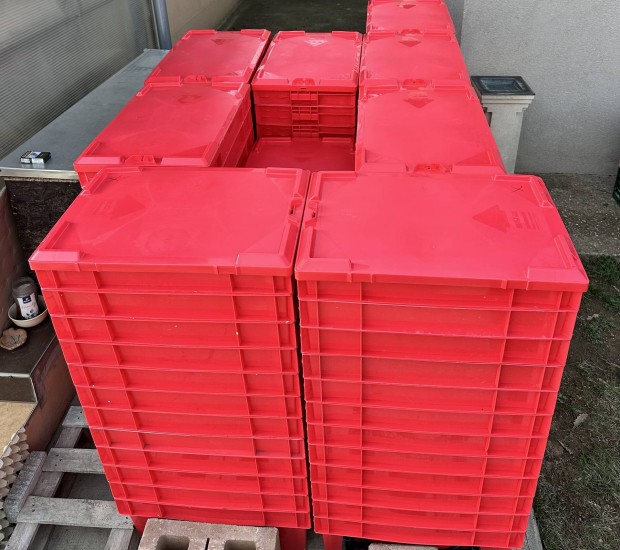 Piros Manyag Lda (HDPE) 40x60x35 CM
