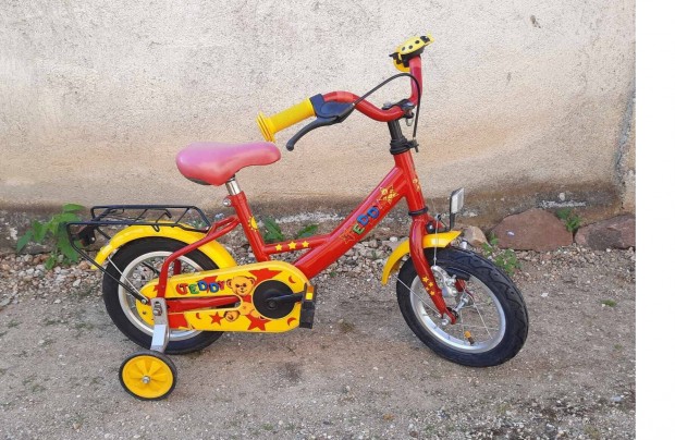 Piros-srga szn 12" gyerek bicikli hibtlan llapotban elad