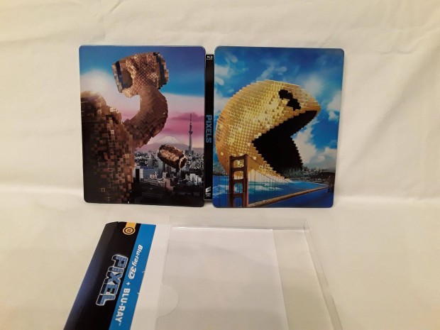 Pixel 3D blu ray (bluray) steelbook hazai kiads (Pixels)