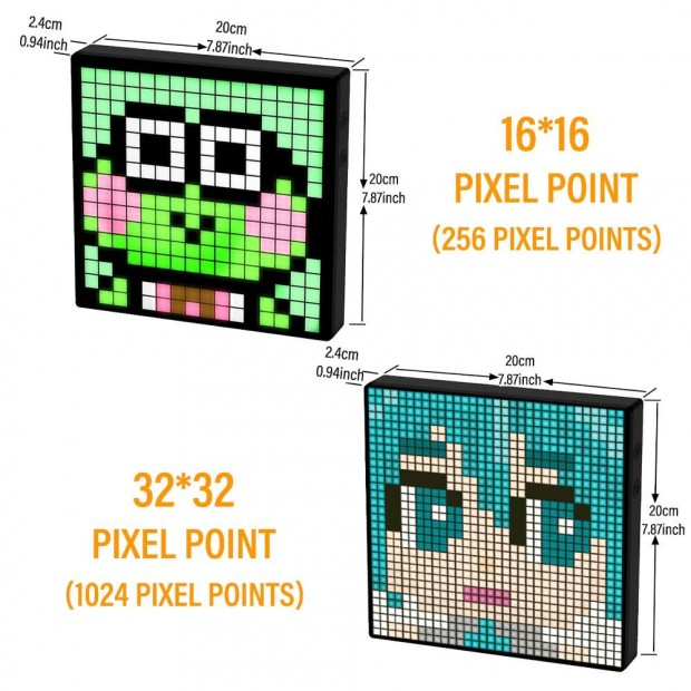 Pixel Display 32x32 kijelz. j. 