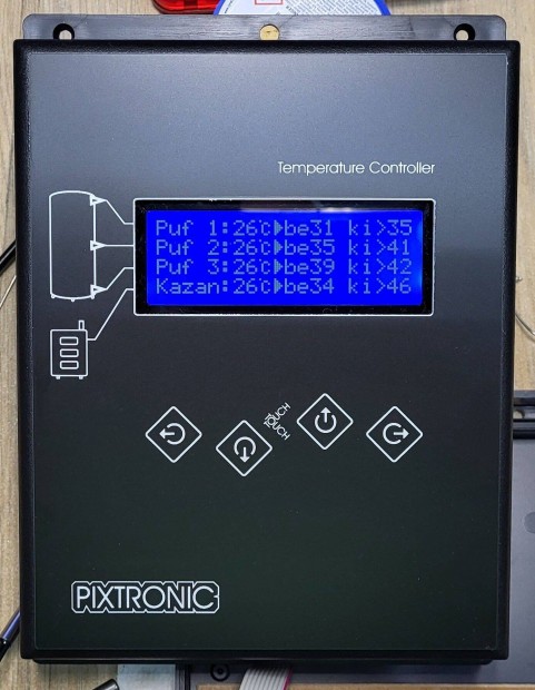 Pixtronic LCD kijelzs puffer/kazn hmr/hfokkapcsol