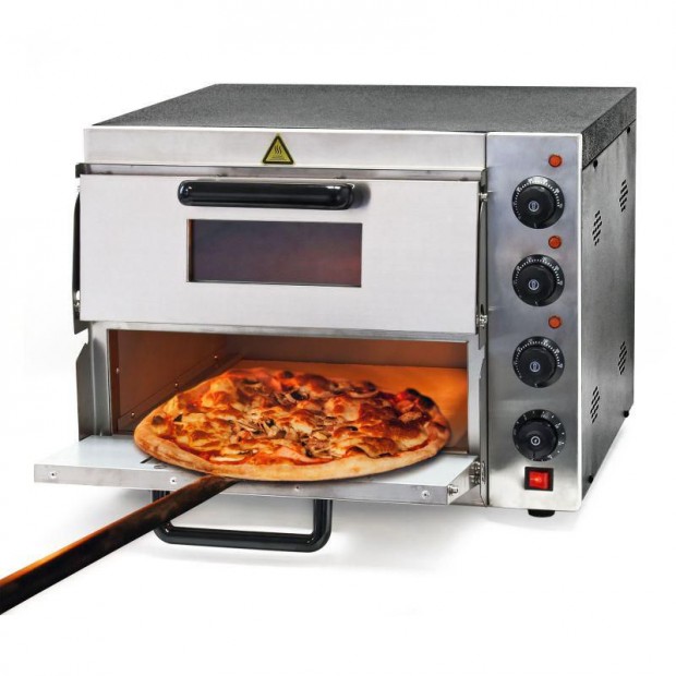 Pizzast ktszintes ipari kemence cordierit kves 3000W