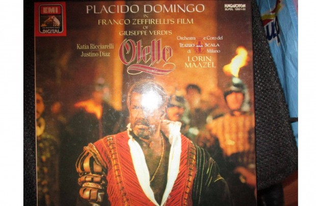 Placido Domingo Otello dszdobozos bakelit hanglemez album elad