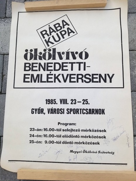 Plakt. Rba kupa, klvv Benedetti emlkverseny 1985