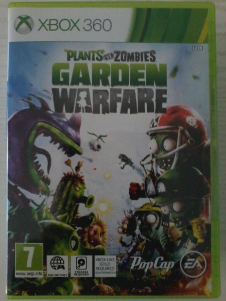 Plants vs Zombies Garden Warfare Xbox 360 jzk elad.(nem postzom)