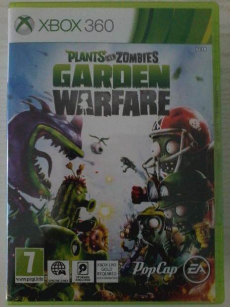 Plants vs. Zombies Garden Warfare Xbox 360 jtk elad.(nem postzom)