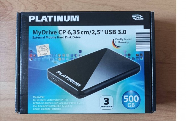 Platinum 2,5"-os HDD trol 500 GB-os