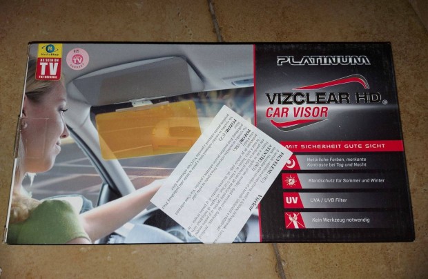 Platinum vizclear HD Car Visor j 1900Ft dobozban Eger