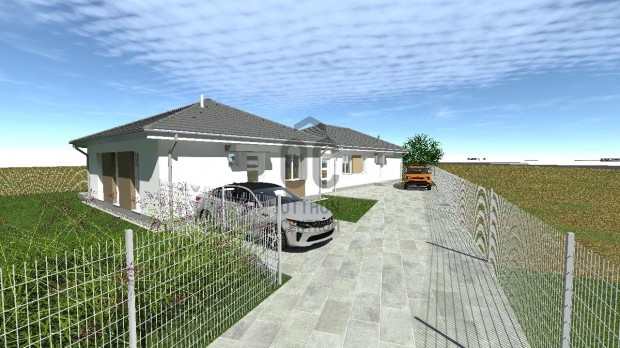 Plató I. projekt - Szombathelyi eladó új építésű tégla ikerház