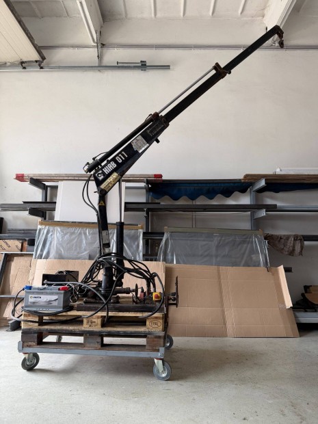 Platódaru - Hiab 011 - 12V-os - 0.99T - 2.8m gémkinyúlás