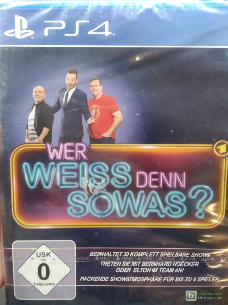 Play Station 4 PS4 német nyelvű kvízjáték eredeti gyári bontatlan új