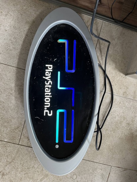 Play station ps2 tábla display dísz