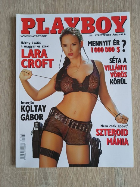 Playboy 2001 szeptember Hthy Zsfia gyjti, hibtlan darab