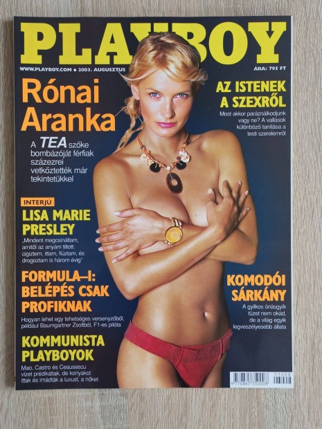 Playboy 2003 augusztus Rnai Aranka gyjti, hibtlan darab