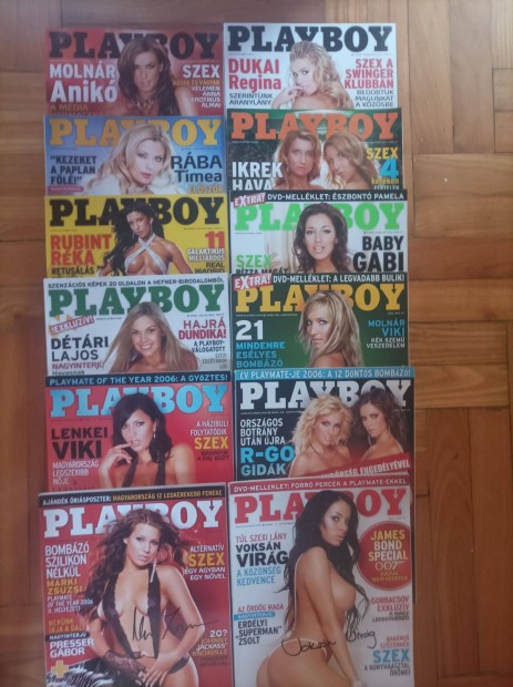 Playboy magazinok eladak