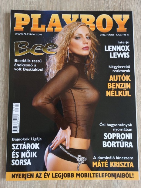 Playboy jsg 2002 mjus Bee gyjti, hibtlan darab