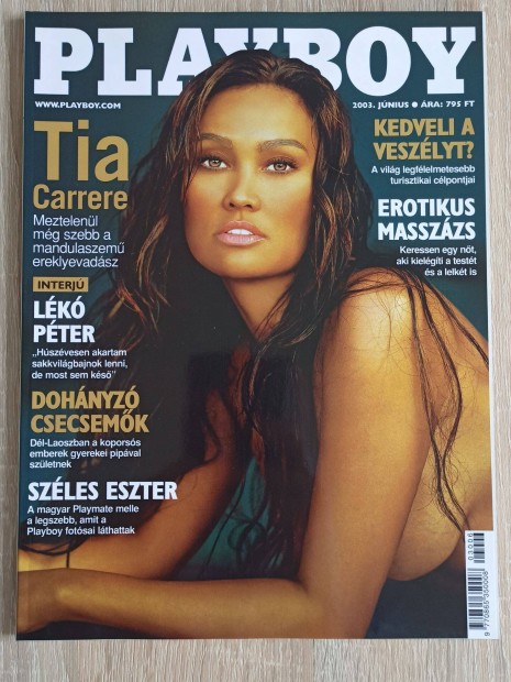 Playboy jsg 2003 jnius Tia Carrere gyjti, hibtlan darab