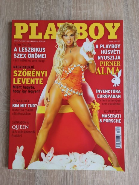 Playboy jsg 2005 prilis Pirner Alma gyjti, hibtlan darab