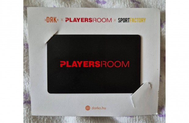 Playersroom 29 990 Ft-os ajndkutalvny