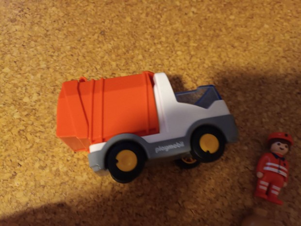 Playmobil 1.2.3 Recycling Truck (jrahasznost teheraut)