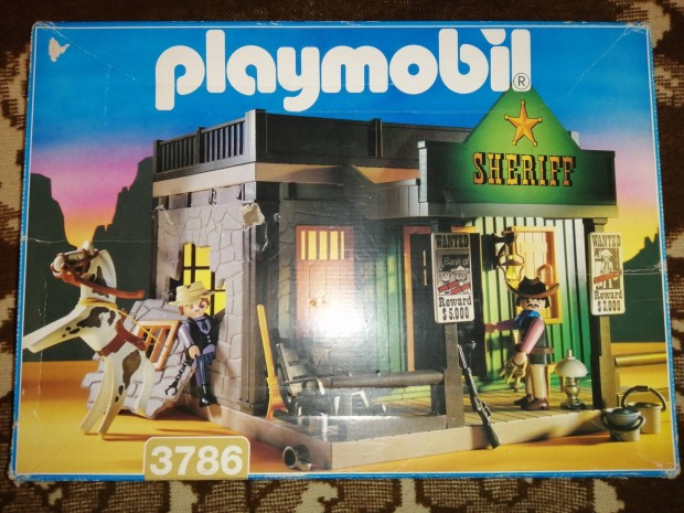 Playmobil 3786. Vintage *A Sheriff irodja*