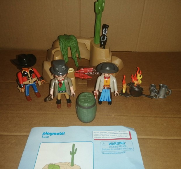 Playmobil 5052. Western. Bankrablk bvhelye. 