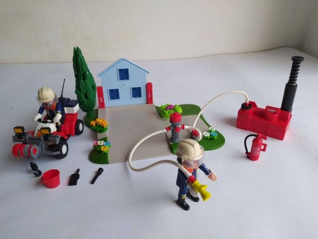 Playmobil 5169 hztzolts szett parancsnoki quaddal szp llapotban