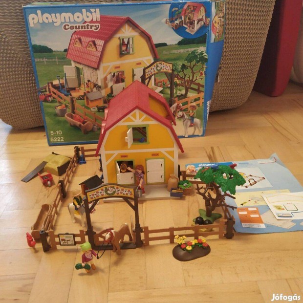 Playmobil 5222 dobozzal egytt hinytalan szett pnifarm