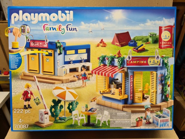 Playmobil 70087 Family Fun Vidm csald nagy kempinggel Bontatlan