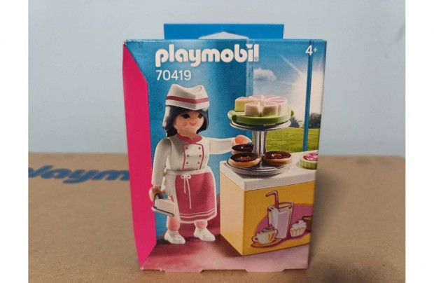 Playmobil 70419 Cukrszlny Pulttal s Kiegsztkkel j Bontatlan