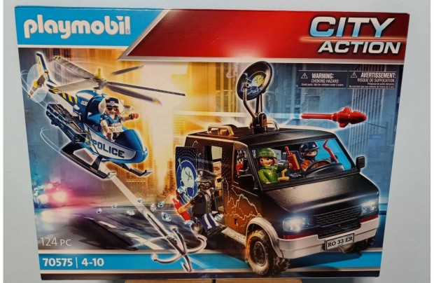 Playmobil 70575 Rendrsgi Helikopter Menekl Aut Nyomban j