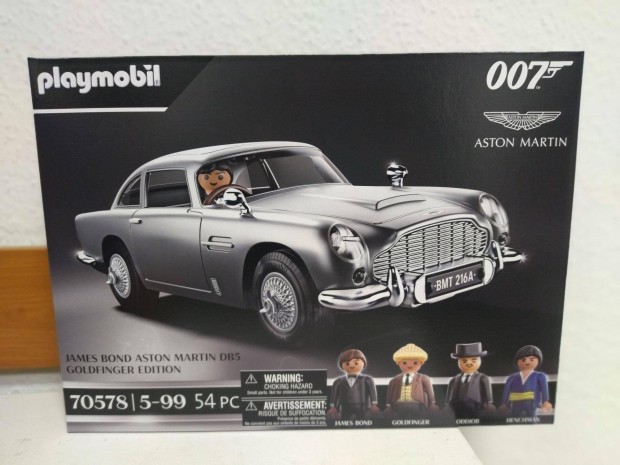 Playmobil 70578 James Bond Aston Martin DB5 - Goldfinger j, bontatlan