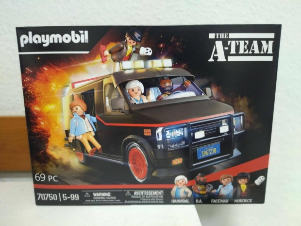 Playmobil 70750 Szupercsapat furgon j, bontatlan