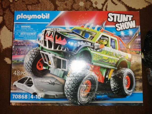 Playmobil 70868 szett Monster Truck Vadij, dobozos!! 