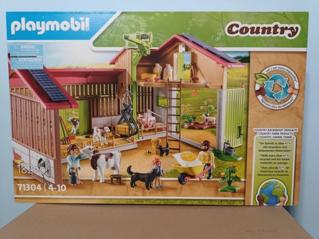 Playmobil 71304 Nagy Farm llatokkal s Daruval j Bontatlan