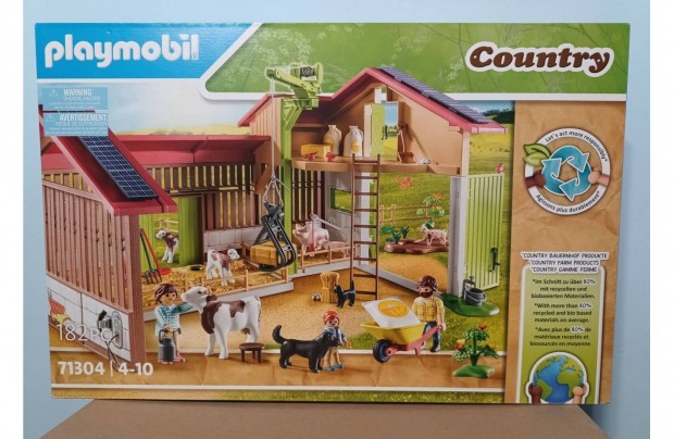 Playmobil 71304 Nagy Farm llatokkal s Daruval j Bontatlan