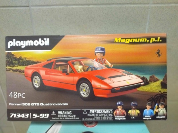 Playmobil 71343 Magnum Ferrari 308 GTS Quattrovalvole j, bontatlan