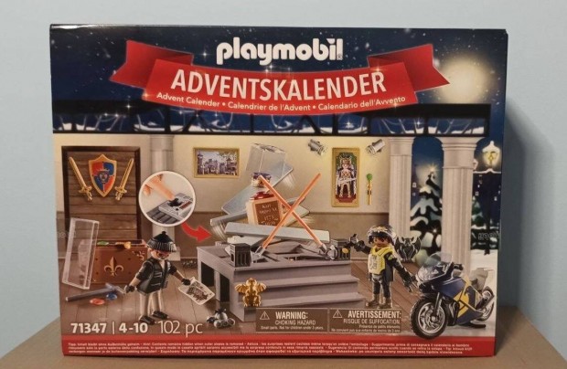 Playmobil 71347 Rendr Adventi Naptr Mzeumi Rabls j Bontatlan