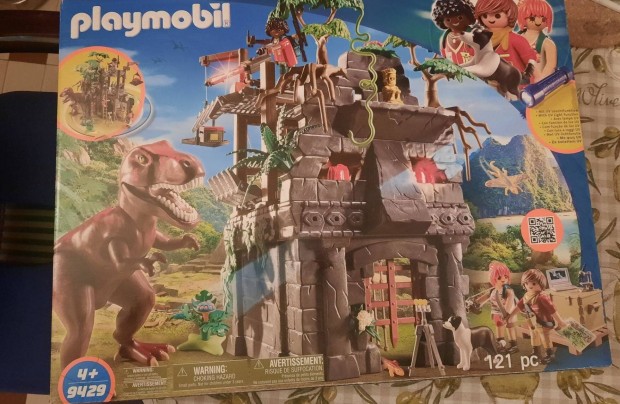 Playmobil 9429 Titkos templom s T-Rex