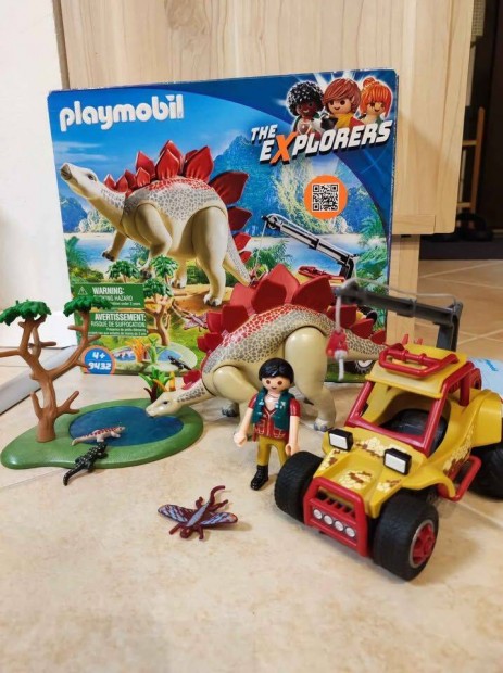 Playmobil 9432 dn fog aut dzsip sztegoszaurusz dinoszaurusz