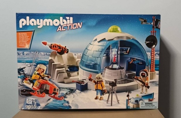 Playmobil Action 9055 Sarkkri Kutatbzis s Iglu j Bontatlan