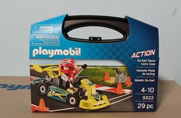 Playmobil Action 9322 Hordozhat Gokart Verseny j Bontatlan