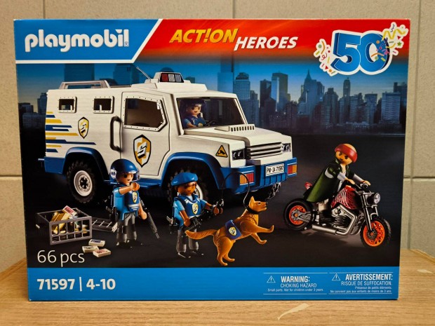 Playmobil Action Heroes 71597 Pnzszllt j, bontatlan