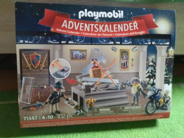 Playmobil Adventi 71347 Mzeumi rabls (Rendrsg) j, bontatlan