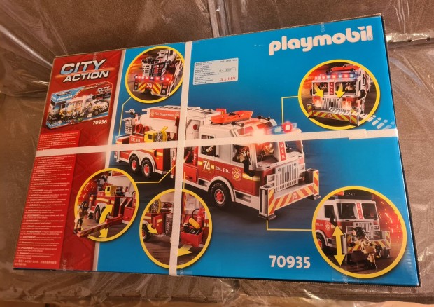 Playmobil Amerikai jrmvek Ltrs tzoltaut (70935)