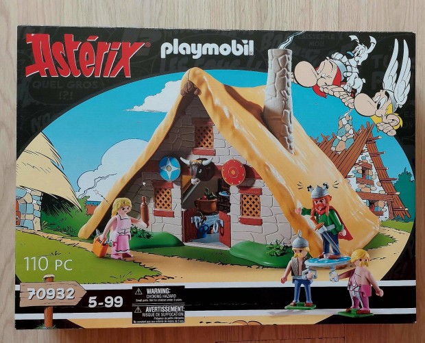 Playmobil Asterix 70932 Hasarengazfix kunyhja j, bontatlan